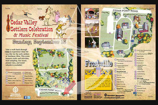 Cedar Valley Music Festival Flyer