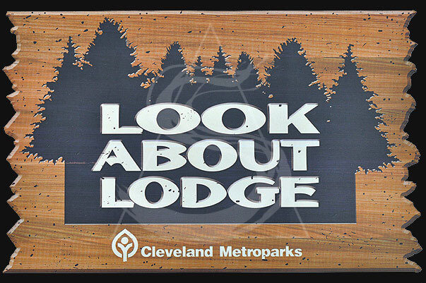 Look About Lodge Sign