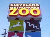 Zoo entrance sign